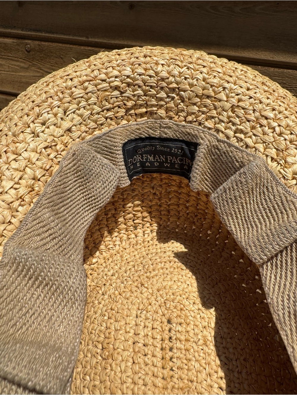 Vintage Women’s Straw Sun Hat - Natural Straw - Picture 10 of 10